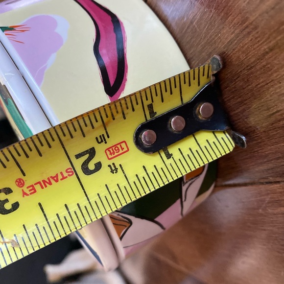 Rachel Joanis Ceramic Trinket Dish Round Box Nota - Picture 8 of 9